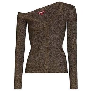 Staud Craftsman Bronze / Gold Metallic sweater - Sample size S